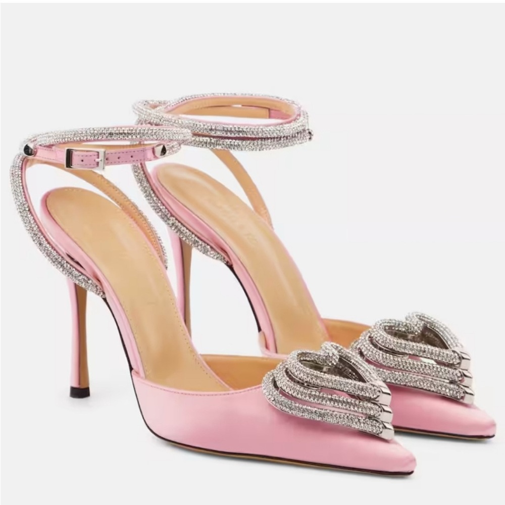 NWT Mach&Mach 110mm triple heart heels eu39